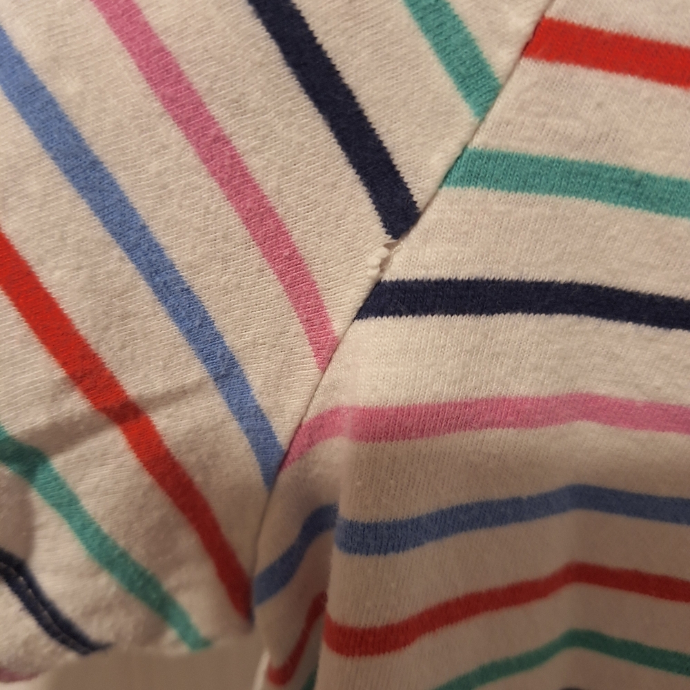 Colorful Striped Short Sleeve Tee - Picture 7 of 10